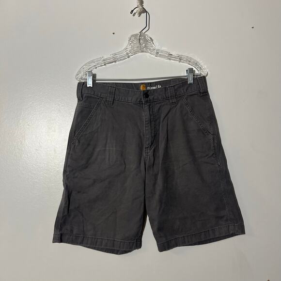 Carhartt Relaxed Fit Gray Outerwear Active Shorts Men's Size 32 - Picture 1 of 5